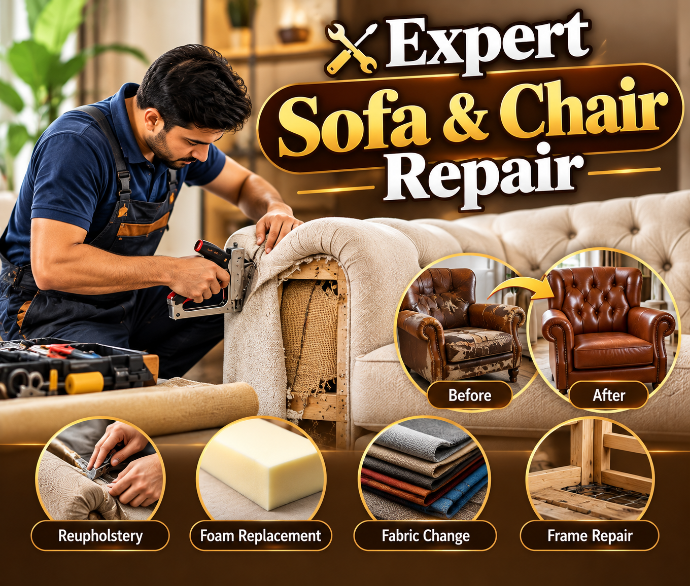 Sofa repair service