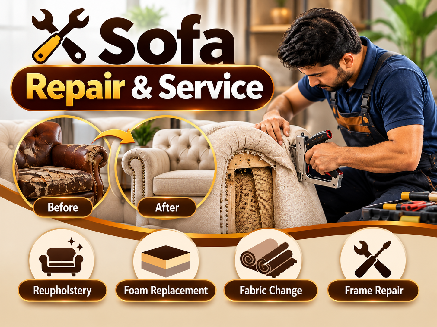 Sofa repair service